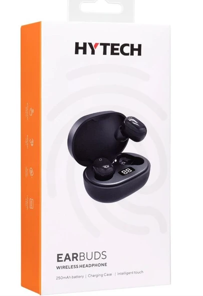 Hytech HY-TWS40 Siyah Mobil Telefon Uyumlu Bluetooth Tws Mikrofonlu Kulaklık