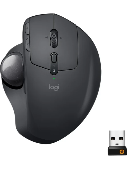Logitech Mx Ergo Trackball 910-005179 Şarjlı Ergonomik Kablosuz Optik Mouse - Outlet
