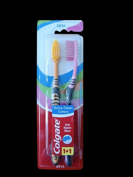 Colgate Extra Clean Colors 1+1 Diş Fırçası - 2