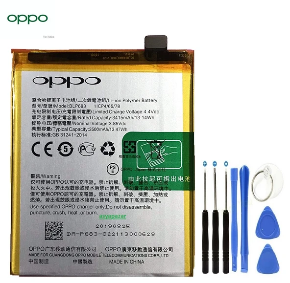 Oppo AX7 Pil Batarya BL683 + Tamir Seti ürün görseli