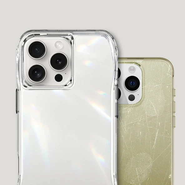 Apple iPhone 16 Pro Max Kılıf Airbagli Şeffaf Zore İncek Kapak - Resim 9