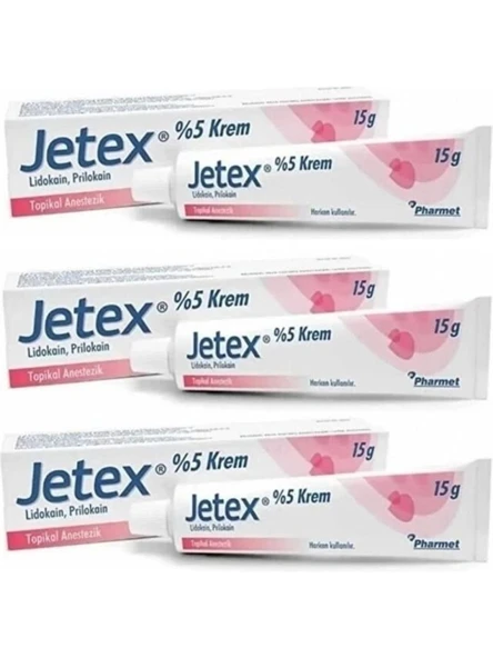 Jetex %5 15 Gr Krem 4'Lü PAKET (SKT:08/2028)