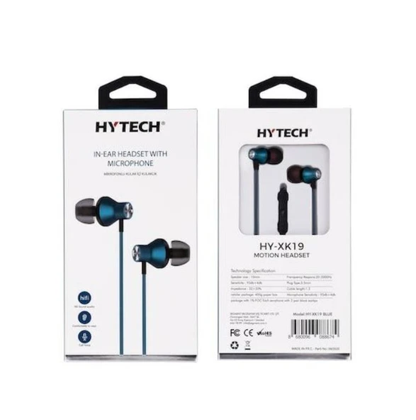 Hytech HY-XK19 Mikrofonlu Kulaklık Mavi