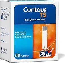 Contour TS Kan Şekeri Test Stripi 50'li