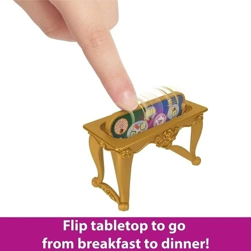 Disney Prenses Belle Sihirli Sürpriz Kale Bebek Evi Oyun Seti - Resim 3