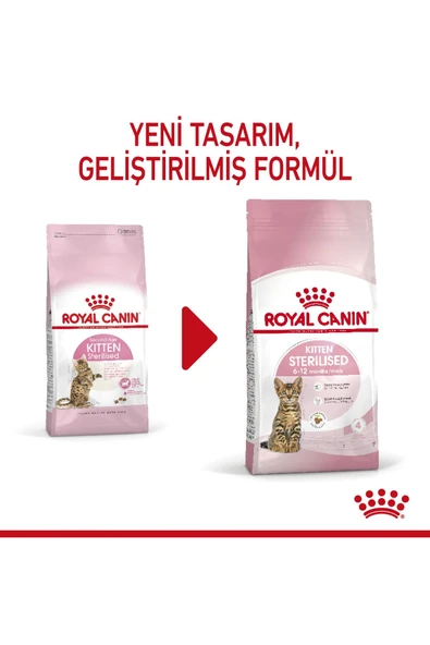 Royal Canin Kitten Sterilised (Genç Kısır) Yavru Kedi Maması 2 kg ürün görseli