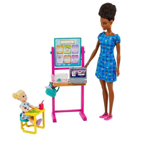 Barbie Ben Büyüyünce Meslek Setleri HCN20 - Öğretmen - 2