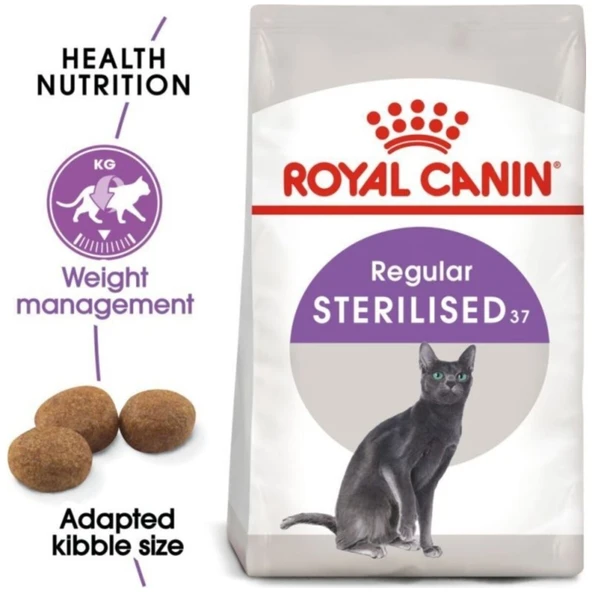 Sterilised 37 Kuru Kedi Maması 4kg - Resim 2