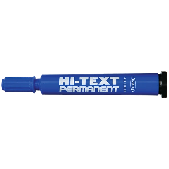 Hi-Text Markör Kesik Uçlu Mavi 830PC (12 adet)