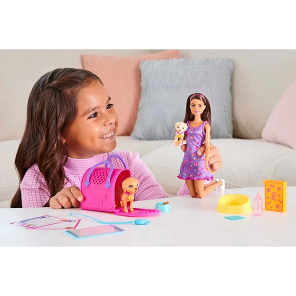 Barbie ve Köpekçikleri Oyun Seti - 4