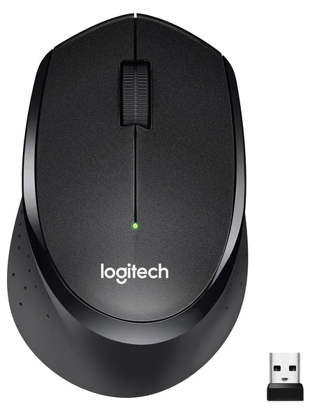 Logitech M330 Silent Plus 910-004909 Siyah Sessiz Optik Kablosuz Mouse - 1