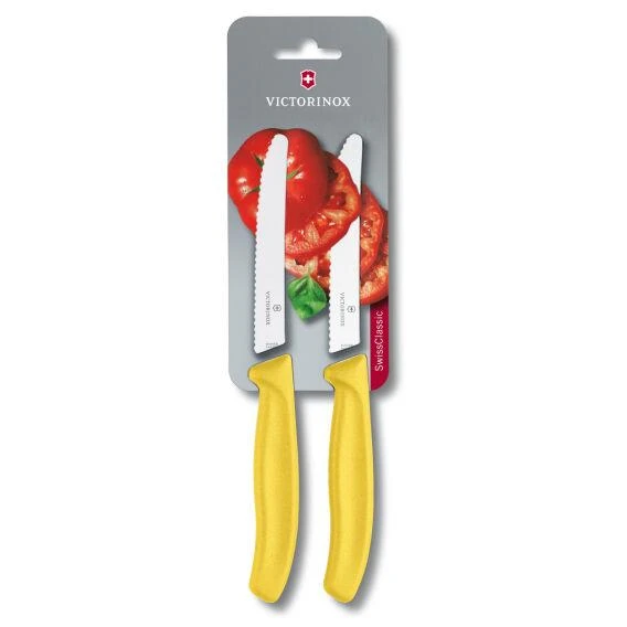 Victorinox   VT 6.7836.L118B Soyma Bıçağı,10 Cm,Test,Sc,Sarı,2 Li Blister