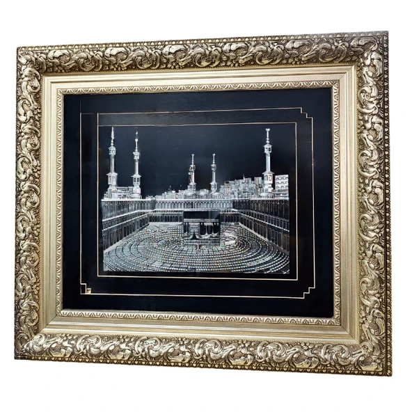 Özel Yapım 3 Boyutlu Kabe Tablosu Özel Çerçeveli - 12
