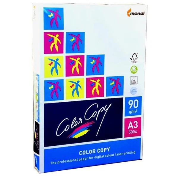 Mondi Gramajlı Kağıt Laser-Copy-Inkjet 500 LÜ A3 90 GR-1-LI-PKT