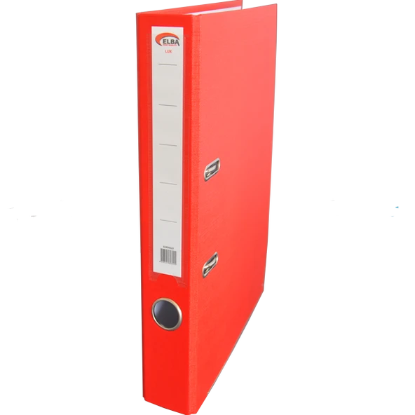 Elba Klasör Plastik Lüx Dar Kırmızı (30 adet)