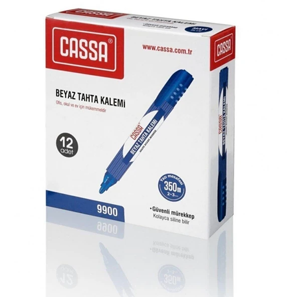 Cassa Beyaz Tahta Kalemi( 12 li)Mavi