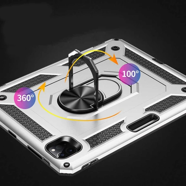 Apple iPad Pro 11 2022 M2 Kılıf Zore Tablet Vega Kapak - Resim 2