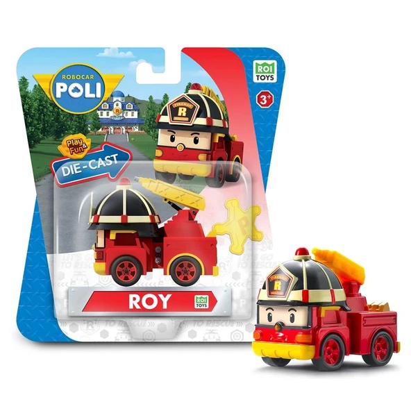 Robocar Poli Metal Araç Karakter Figürler - Roy 83161 - 2