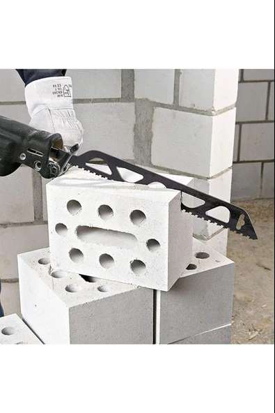 Gfb Tilki Kuyruğu Testere Bıçağı Tuğla Ytong 455 mm S2243HM 2283 - Resim 3