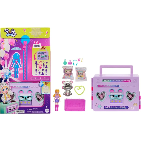 Polly Pocket Radyo Temalı Moda Eğlencesi Oyun Seti HRD65 ürün görseli