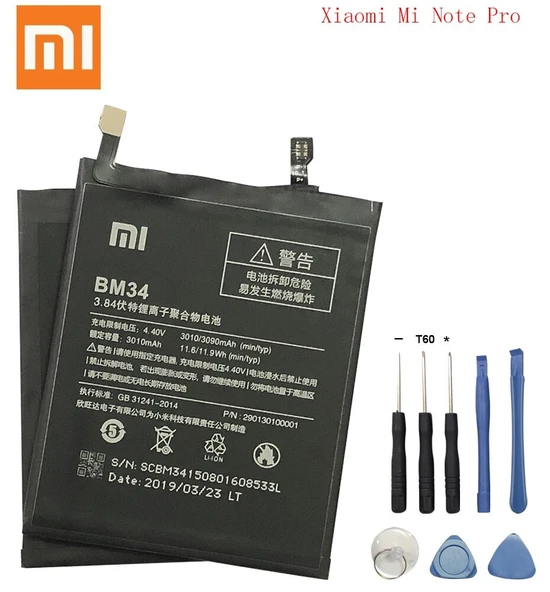 XİAOMİ Mİ Note Pro Batarya Pil ve Tamir Seti BM34 ürün görseli