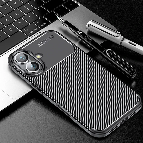 Apple iPhone 16 Kılıf Zore Negro Silikon Kapak - 11