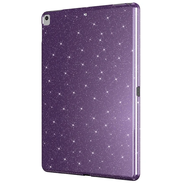 Apple iPad 10.2 (8 Nesil) Simli Parlak Görünümlü Zore Tablet Koton Kılıf - 2