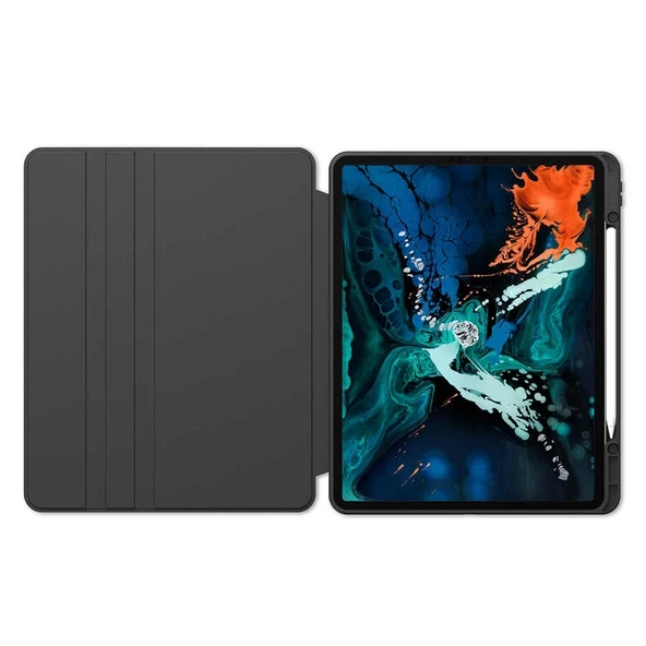 Apple iPad Pro 11 2022 M2 Kılıf Zore Nayn Dönebilen Standlı Kılıf - 6