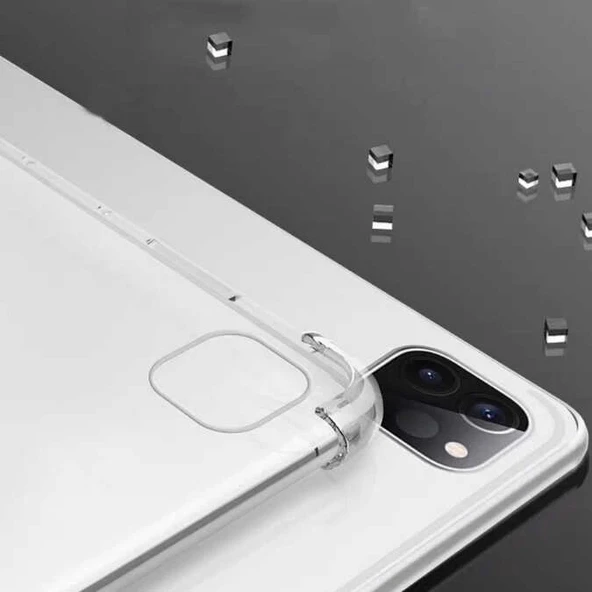 Apple iPad Pro 12.9 2022 M2 Kılıf Zore Tablet Nitro Anti Shock Silikon Kapak - 3