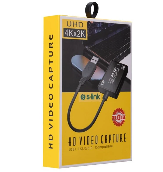 S-LINK SL-UH700 4K HDMI TO USB 3.0 VİDEO YAKALAYICI CAPTURE CARD (PS4 - XBOX)