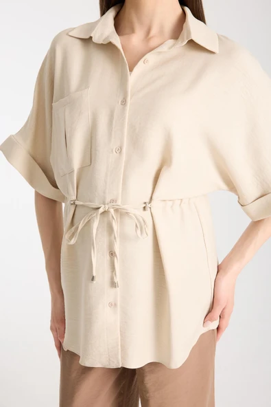 IŞŞIL Y0024-Yarasa Kol Hamile Giyim Tunik-Ceket - 4