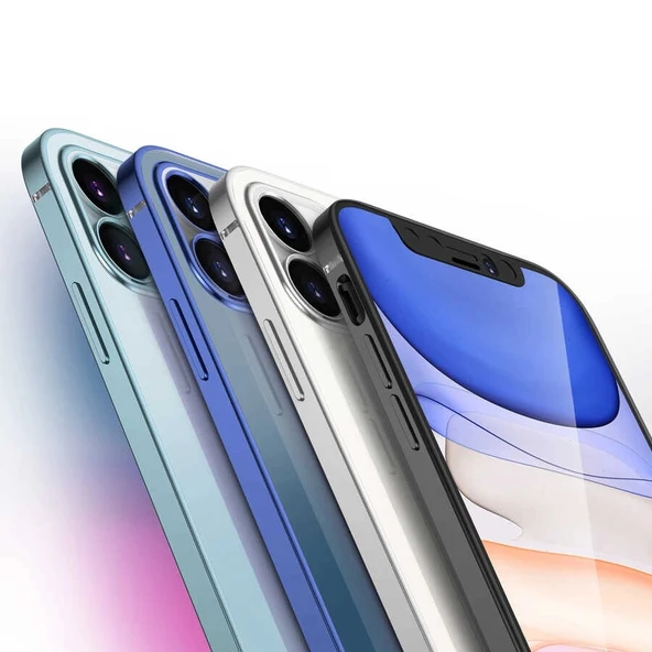Apple iPhone 11 Kılıf Zore Mat Gbox Kapak - Resim 9