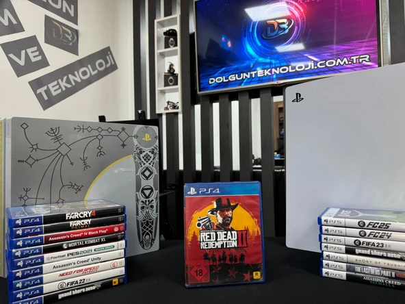 Red Dead Redemption 2 Ps4 - Ps5 Oyun CD'si (İKİNCİ EL)