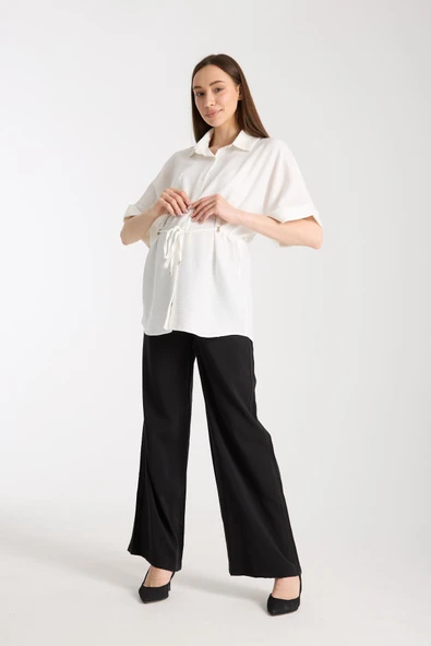 IŞŞIL Y0024-Yarasa Kol Hamile Giyim Tunik-Ceket - 12