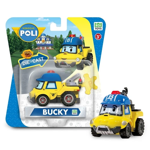 Robocar Poli Metal Araç Karakter Figürler - Bucky 83306 - Resim 2