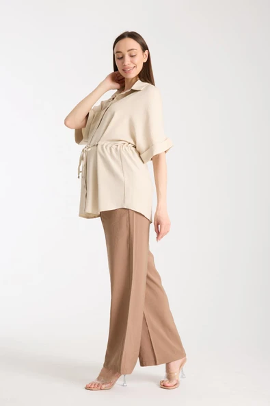 IŞŞIL Y0024-Yarasa Kol Hamile Giyim Tunik-Ceket