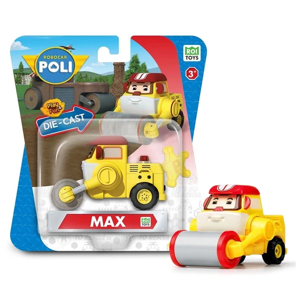 Robocar Poli Metal Araç Karakter Figürler - Max 83176 - 2