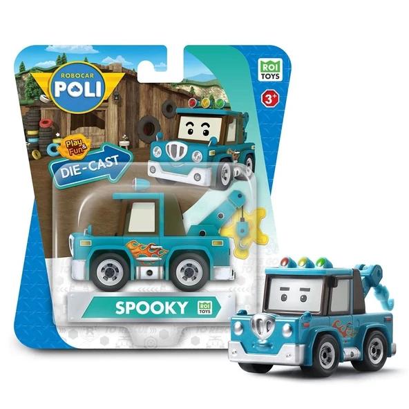 Robocar Poli Metal Araç Karakter Figürler - Spooky 83166 - Resim 2