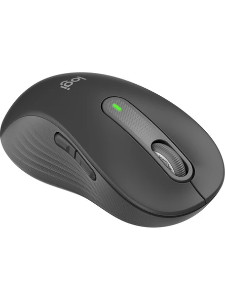 Logitech Signature M650 Büyük Boy Sol El Için Sessiz Kablosuz Mouse - Siyah