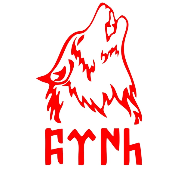 Bozkurt ve Türk Sticker 17x17 Cm Kırmızı ürün görseli