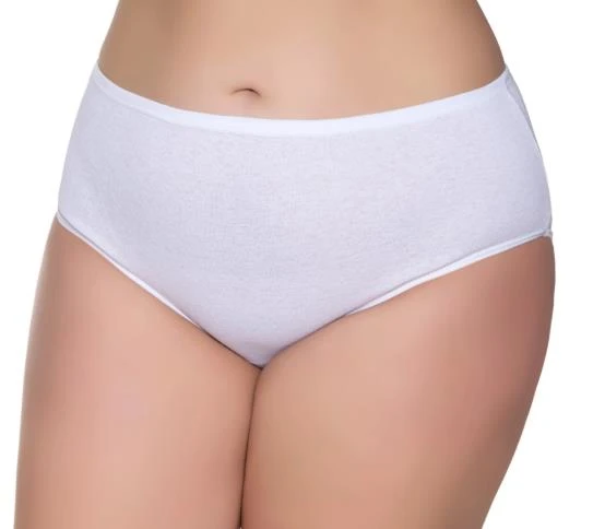 12 li Paket Sedef Yıldız Bayan Büyük Beden İnce Lastik Külot 1047