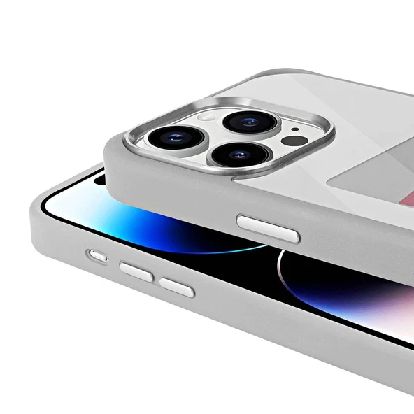 Apple iPhone 14 Pro Max Kılıf Ekranı Yansıtan Zore Akıllı NFC Kapak - 6