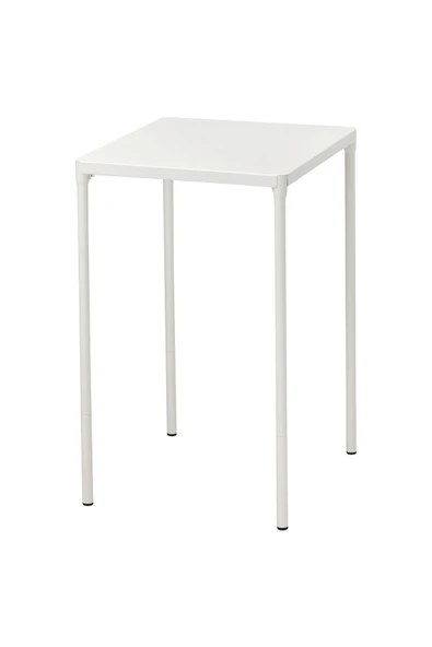 FEJAN Balkon Masası, Beyaz, Uzunluk: 50 cm Genişlik: 44 cm Yükseklik: 71 cm - 2