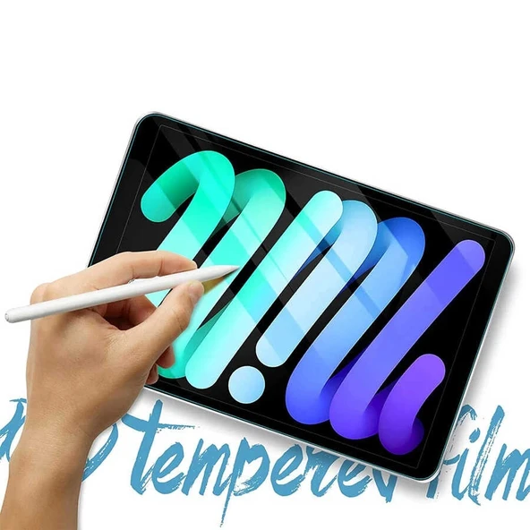 Apple iPad Air 10.9 2020 (4.Nesil) Zore 5in1 Tablet Temperli Cam Ekran Koruyucu - 6