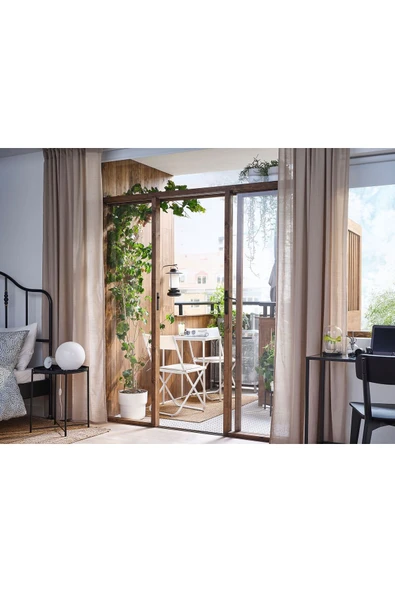 FEJAN Balkon Masası, Beyaz, Uzunluk: 50 cm Genişlik: 44 cm Yükseklik: 71 cm - 4