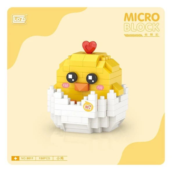 Nessiworld LZ8611 LOZ Blok Oyuncak Mini Poşet -Vagon - Resim 2