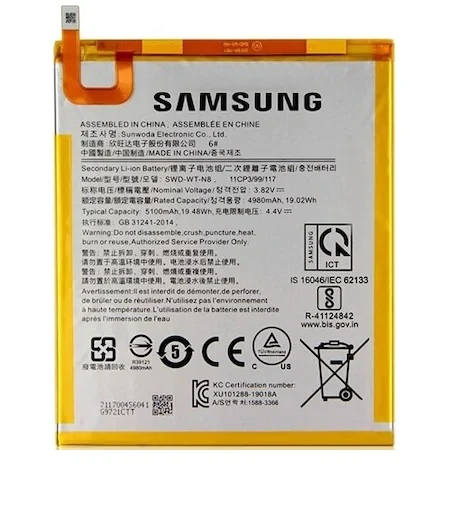 Samsung  Galaxy Tab A8 T290 T295 T297 Pil Batarya SWD WT-N8 ürün görseli