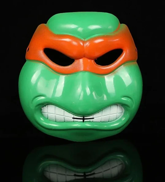 Nessiworld Ninja Kaplumbağalar Maskesi Michelangelo Maskesi - Resim 2