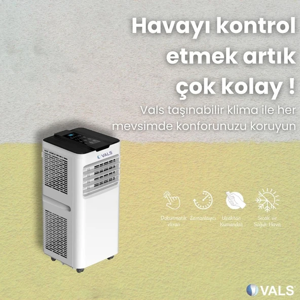 Vals AC 12 PLR 12000 Btu Mobil Klima - 2