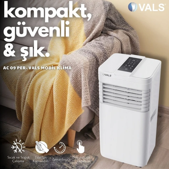 Vals AC 09 PER 9000 Btu Mobil Klima - 2